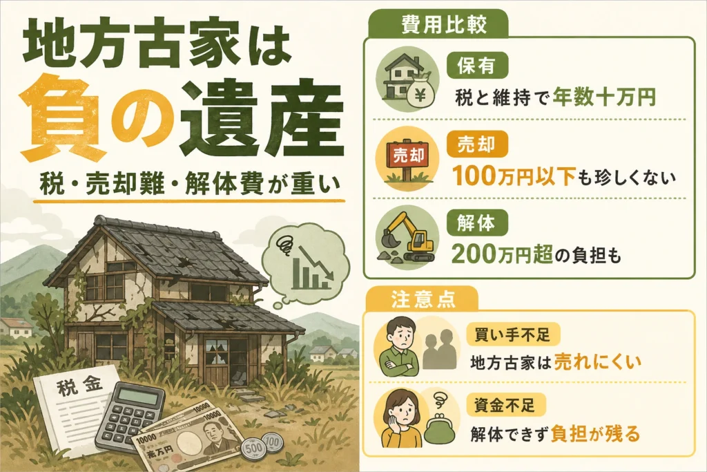 老朽化した実家は負の遺産